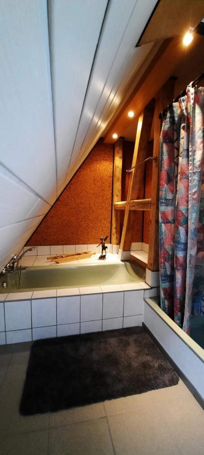 Fewo Im Alten Bahnhof Niederrossbach Kültér fotó